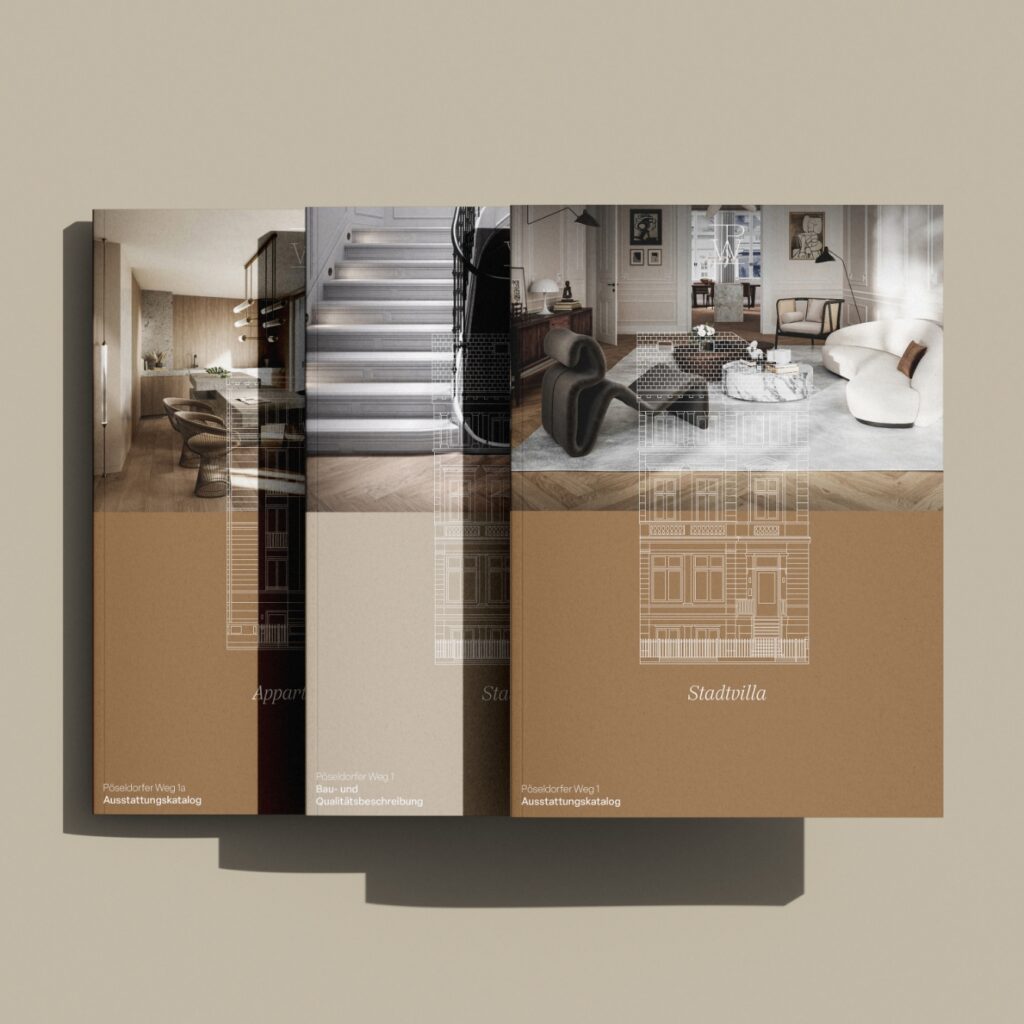 Immobilienbranding Hamburg von Studio Stertz – exklusive Immobilienbroschüren für Pöseldorfer Weg 1