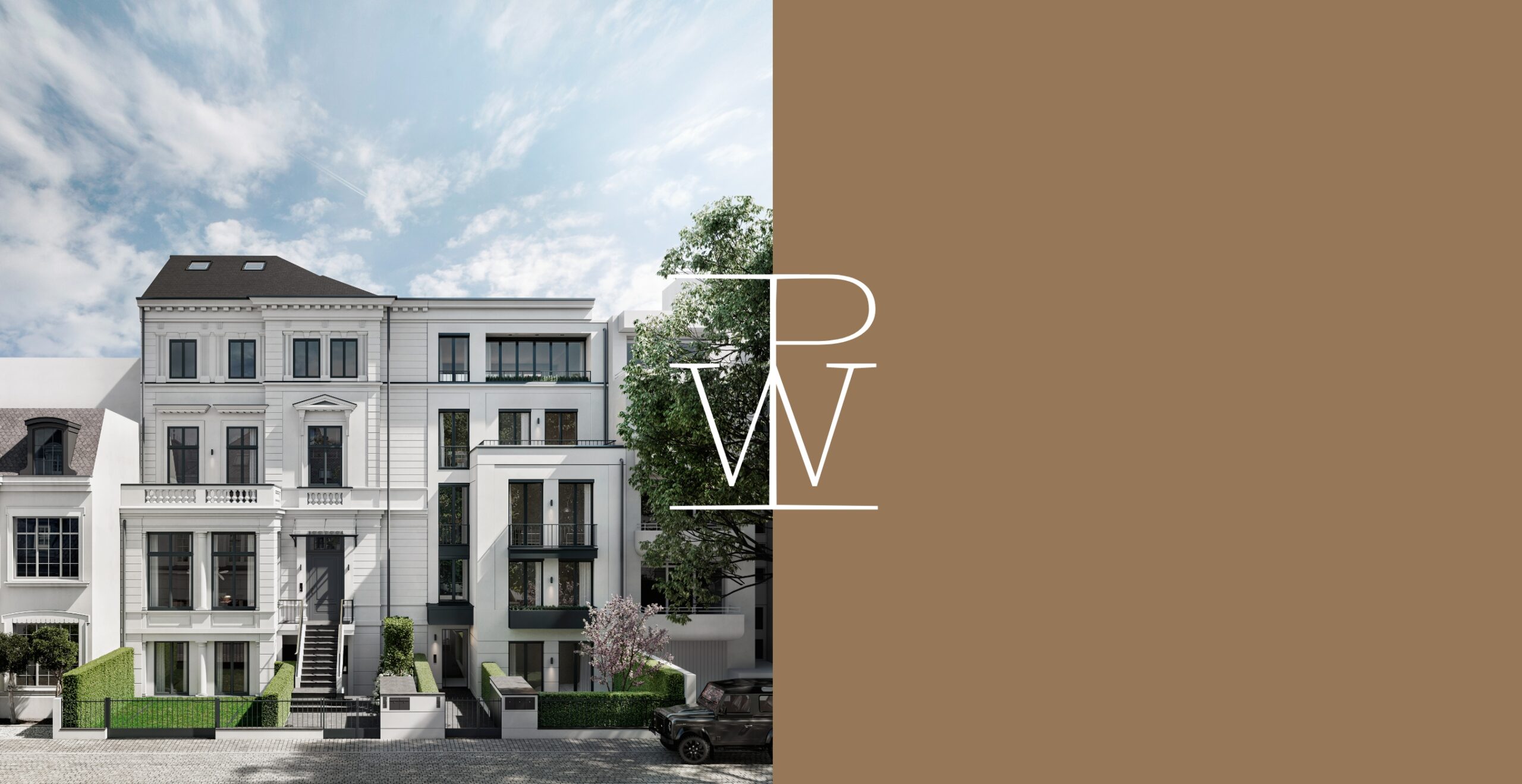 Immobilienbranding von Studio Stertz – Projektvisualisierung und Corporate Design Hamburg