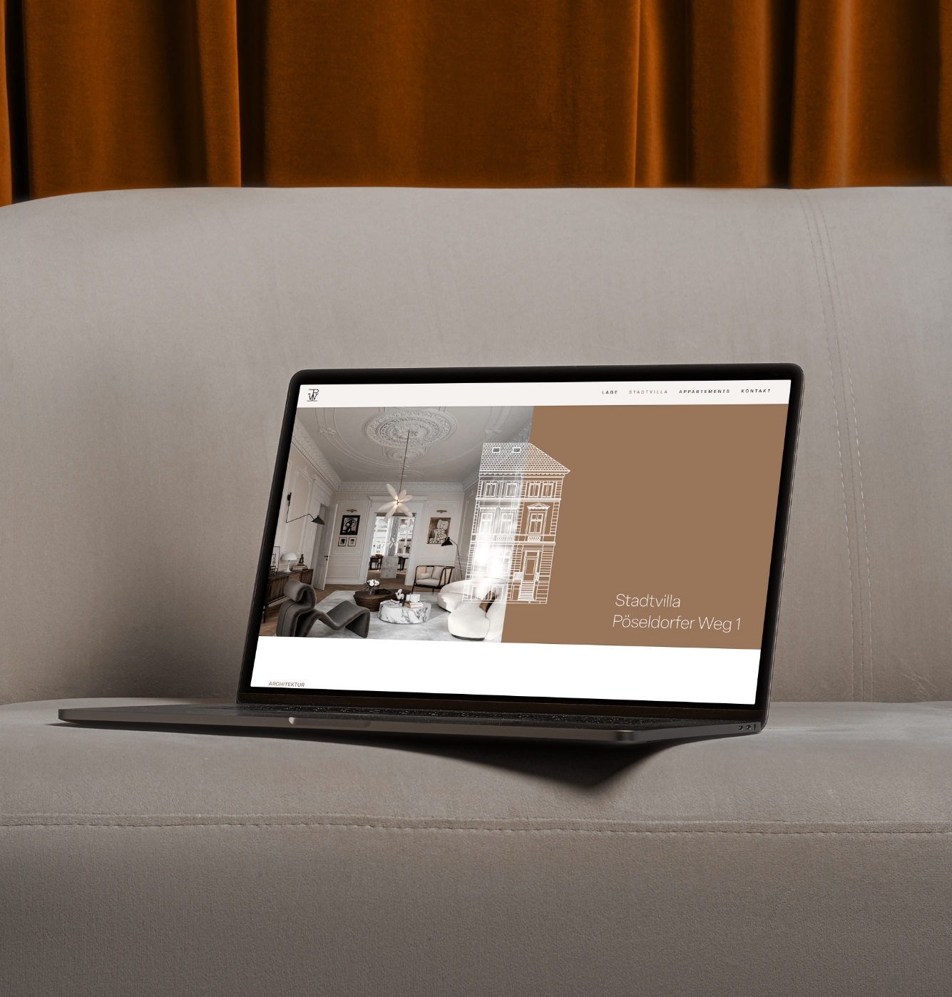 Immobilienbranding Hamburg von Studio Stertz – responsive Webdesign für Pöseldorfer Weg 1